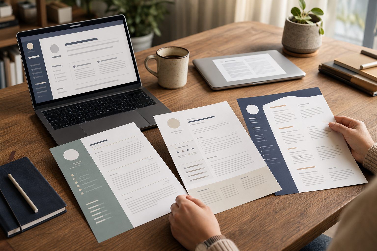 Choisir entre Word, modèle de CV designer et CV en ligne