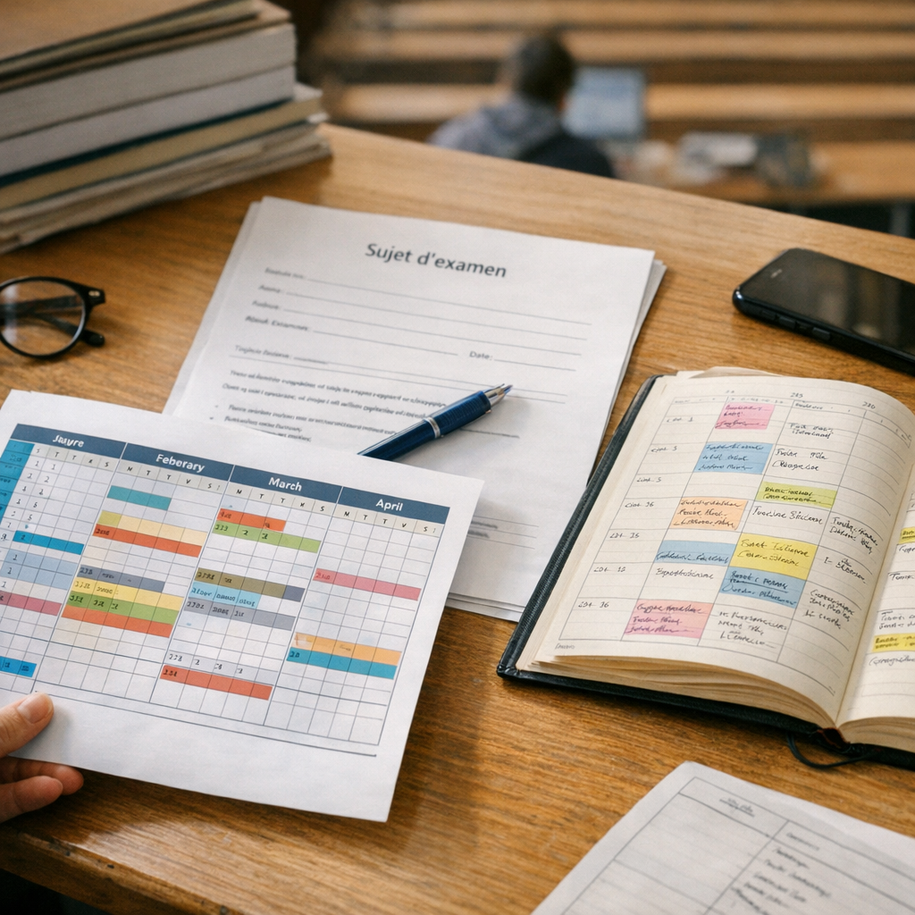 Calendrier universitaire, partiels et emploi du temps&nbsp;: ne pas confondre