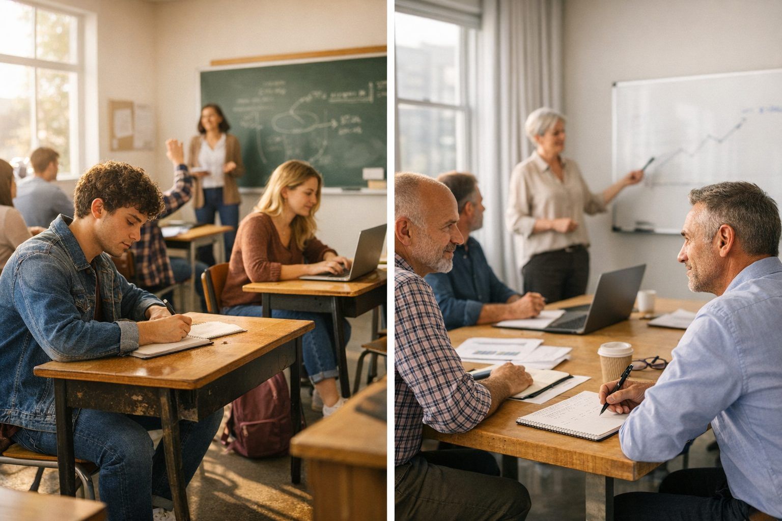 Formation initiale ou continue&nbsp;&nbsp;: quelles différences concrètes&nbsp;&nbsp;?