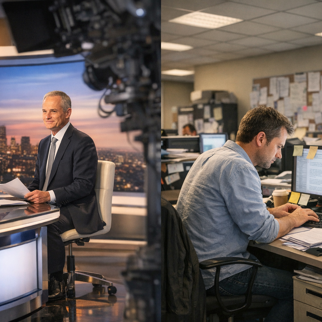 Pourquoi le salaire d’un présentateur vedette est-il si différent de celui d’un journaliste ?