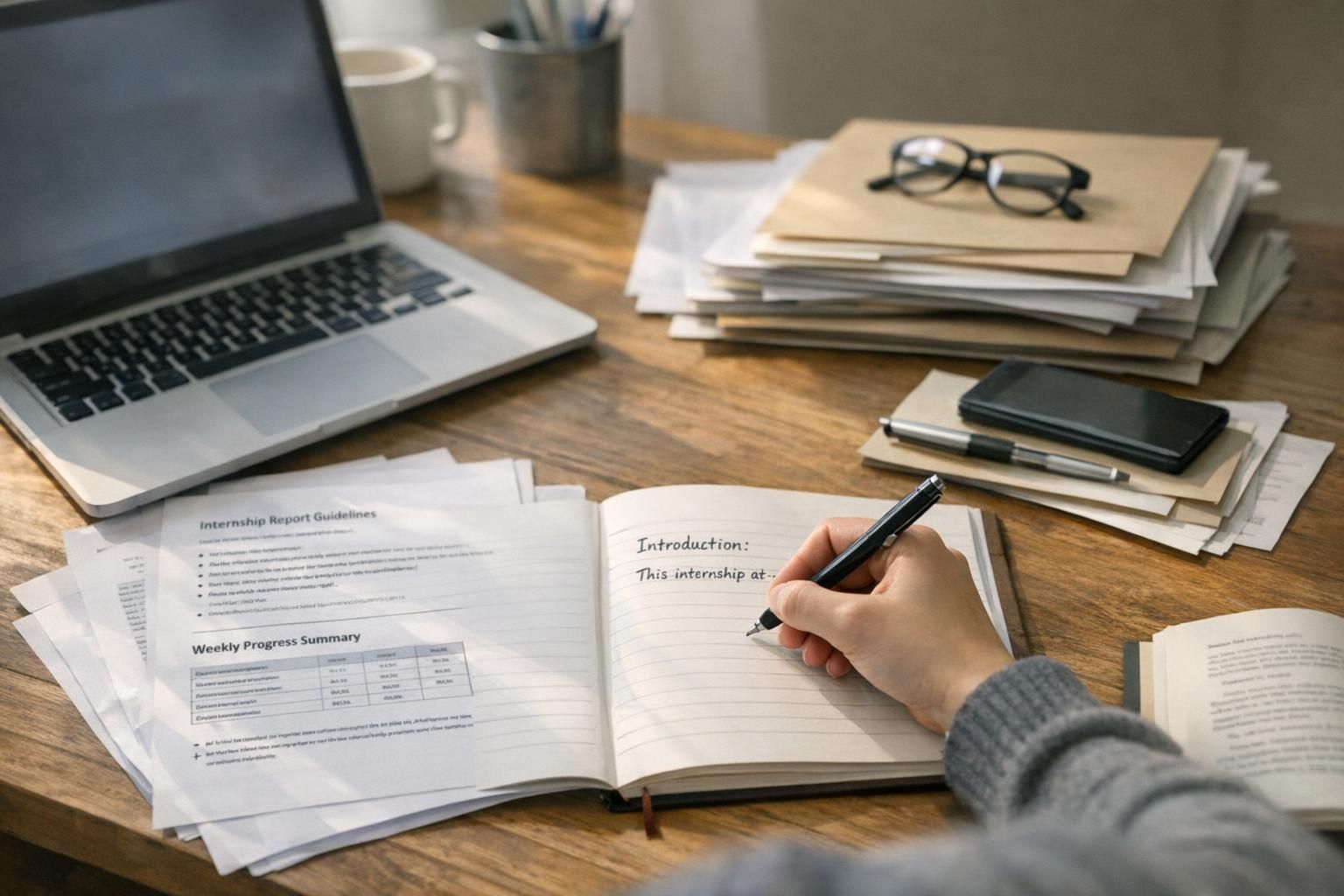 Introduction rapport de stage : méthode simple et exemples