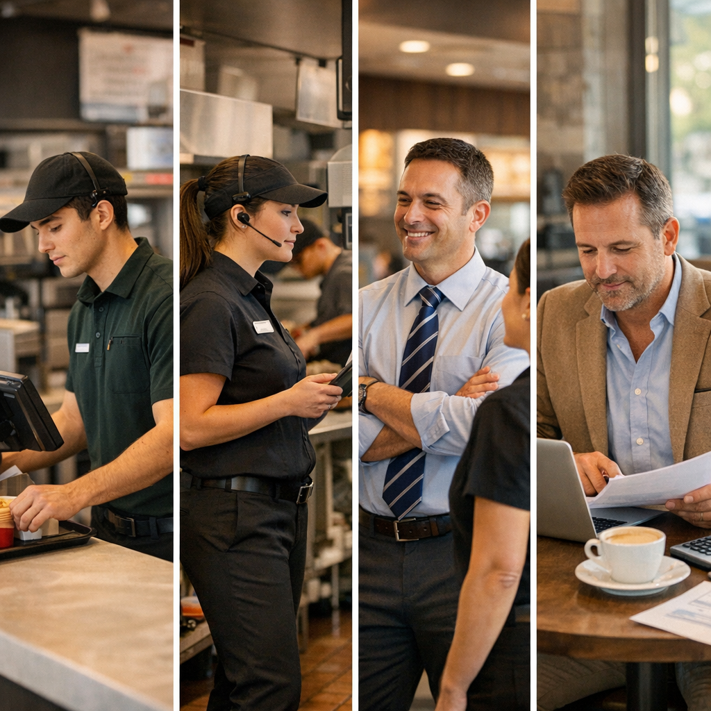Les évolutions possibles du salaire chez McDonald's&nbsp;: équipier, manager, directeur ou franchisé