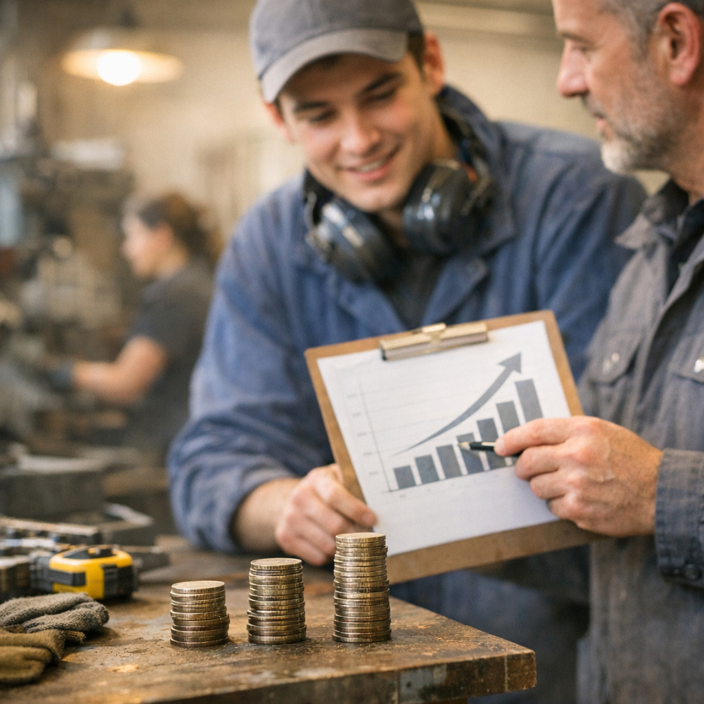 Quand le salaire de l’apprenti augmente-t-il pendant le contrat d’apprentissage&nbsp;&nbsp;;&nbsp;?