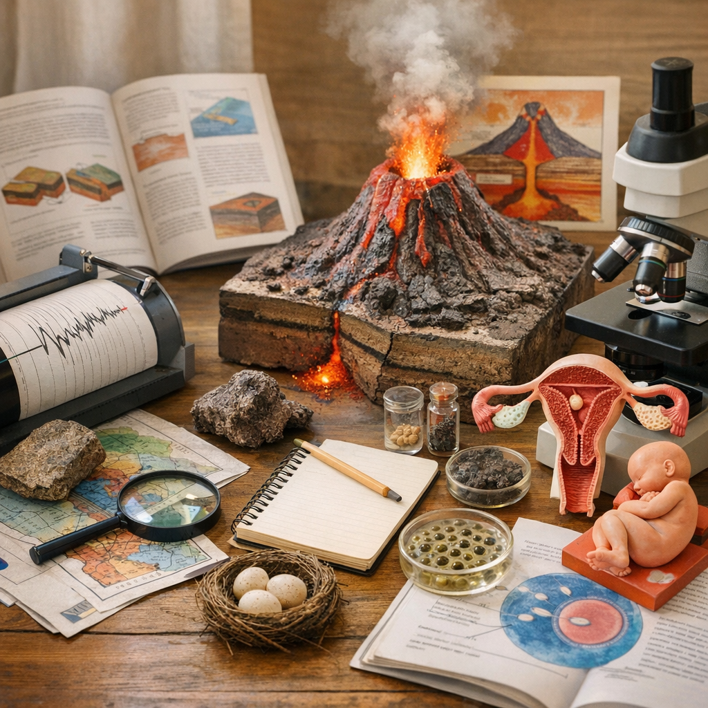Séismes, volcanisme, reproduction&nbsp;: classer les chapitres comme au collège