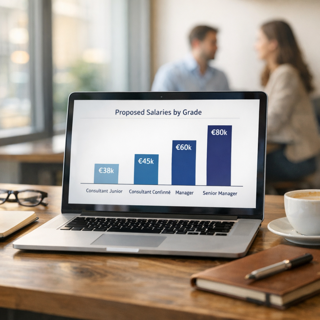Les salaires proposés par Wavestone selon le grade
